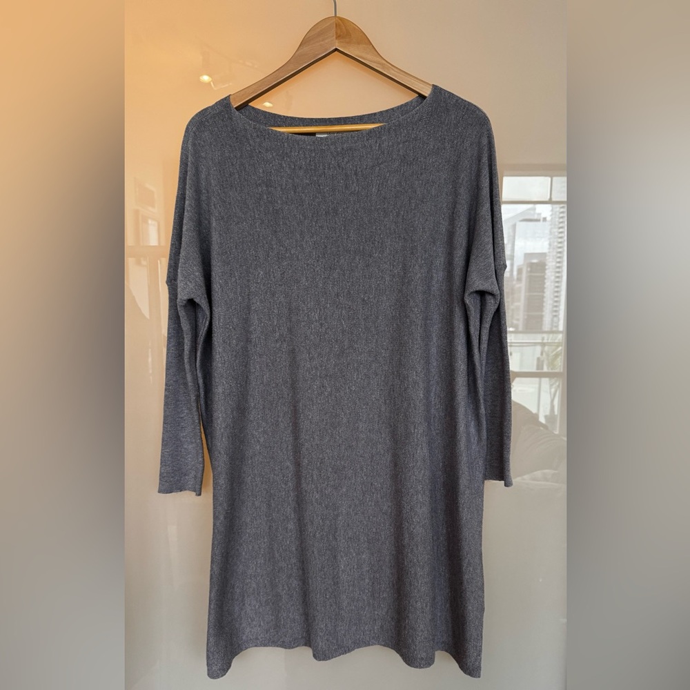 VICI COLLECTION - Gray Long Sleeve Dress - Small - Picture 3 of 3